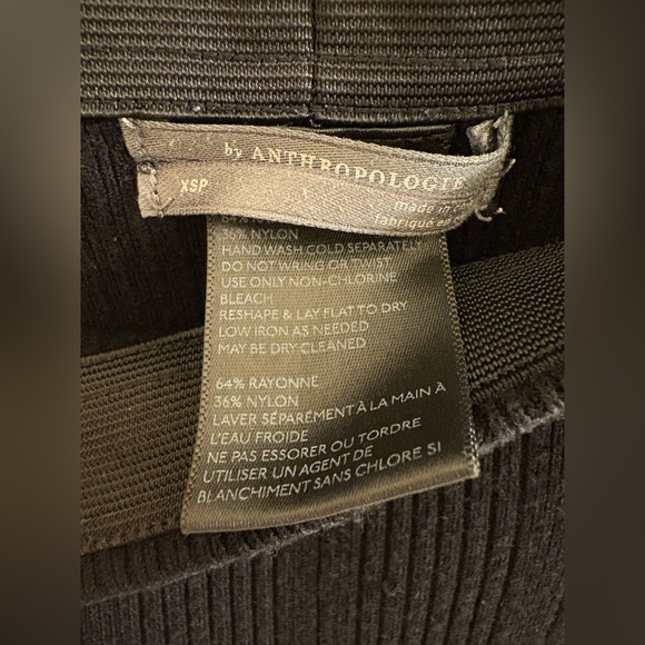 Anthropologie Gibson Sweater Pants, Black, Size XS, As-Is - Picture 7 of 10